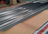 0.13mm Light Corrugated Galvanized Steel , CGCC Pre Coated Galvanized Sheets For Supermarket