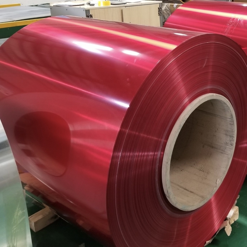 빛깔 알루미늄 코일 PE/PVDF/HDPE/FEVE ID 508 mm/610mm