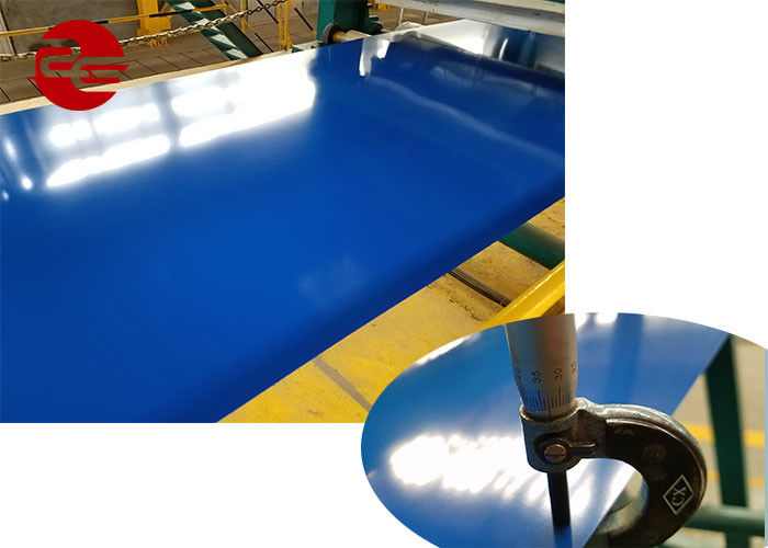 강철 코일 600-1250mm 폭이 입힌 연약한 경도 PPGI PPGL GI 색깔에 의하여 직류 전기를 통했습니다