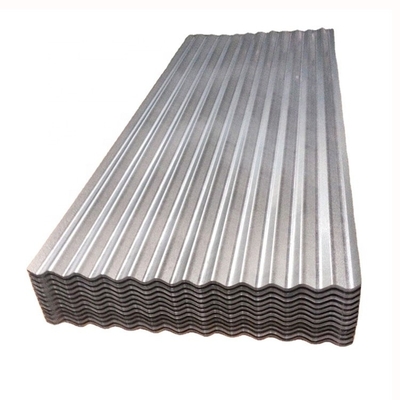 Plain Colour Coated Corrugated Roof Tile With Mill